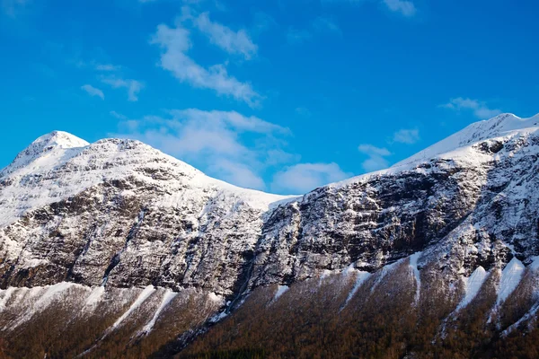 Pohled na hory v Norsku — Stock fotografie