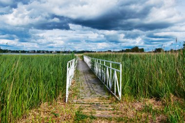 eski köprünün haapsalu içinde. Estonya
