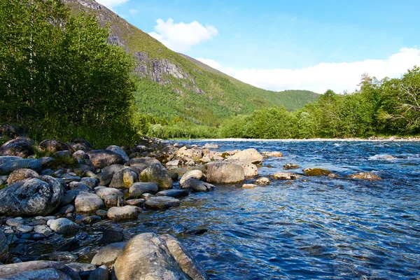 Bergfluss — Stockfoto