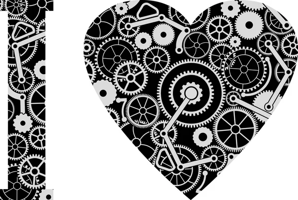 Mechanic love — Stock Vector