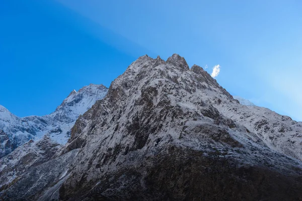 Montagne Dell Himalaya Trekking Intorno Manaslu — Foto Stock
