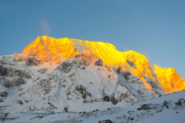 Montagne Dell Himalaya Trekking Intorno Manaslu — Foto Stock