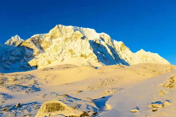 Hegyek Himalájában Kirándulás Manaslu Körül — Stock Fotó