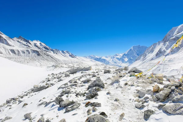 Montagne Dell Himalaya Trekking Intorno Manaslu — Foto Stock