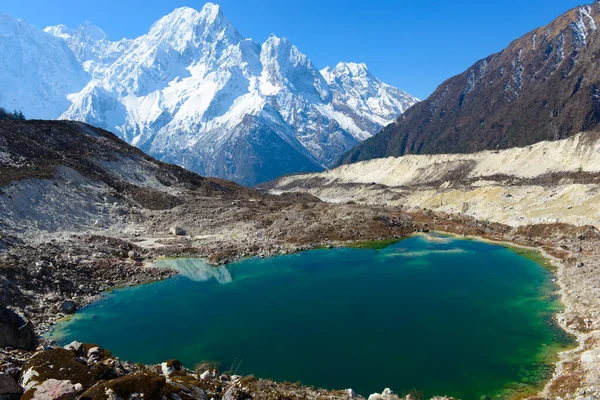 Lakes Himalayas Trek Manaslu — Stock Photo, Image