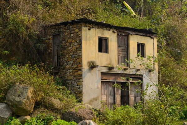 Huis Steek Gelaten Kathmandu Nepal — Stockfoto