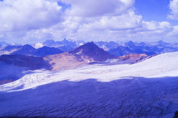 Panorama Baksan Valley Från Mount Elbrus — Stockfoto