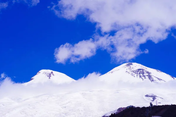 Elbrus Montaña Más Alta Europa Imagen de stock