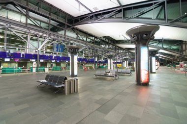 Interior of Leipzig Airport 