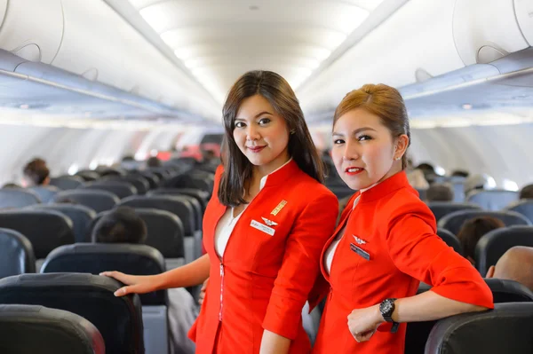 Miembros de la tripulación de Airasia — Foto de Stock