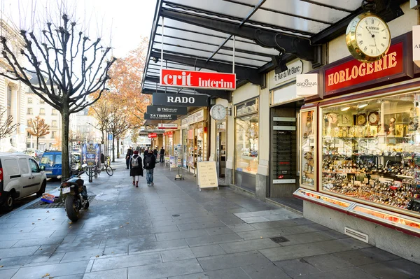 Utsikt över Genèves stad — Stockfoto