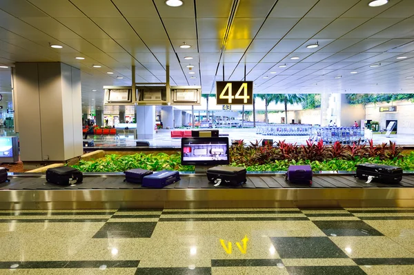 Changi Havaalanı Bagaj talep alanı — Stok fotoğraf