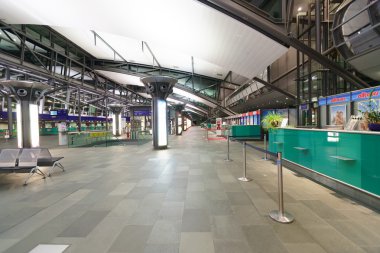 Interior of Leipzig Airport 
