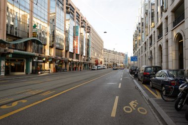 Cenevre şehrinin görünümü