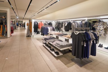 Interior of Zara store