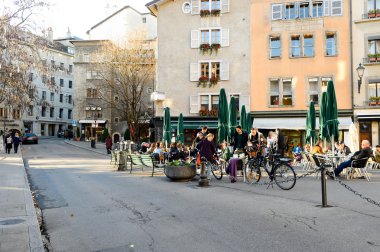 Cenevre şehrinin görünümü