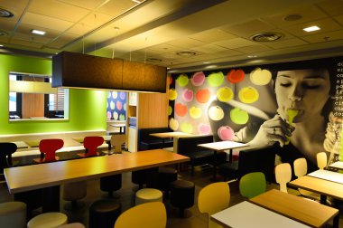 McDonald's Restoran iç
