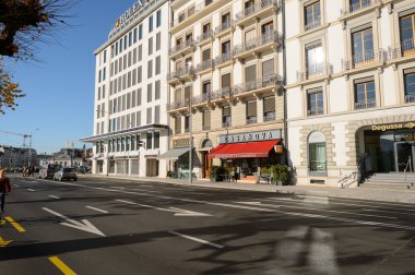 Cenevre şehrinin görünümü