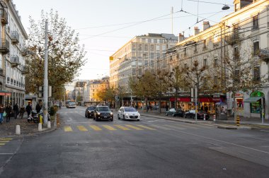 Cenevre şehrinin görünümü 