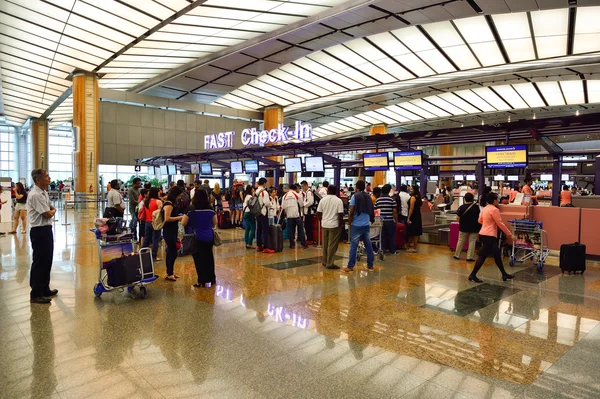 Flughafen singapore changi — Stockfoto