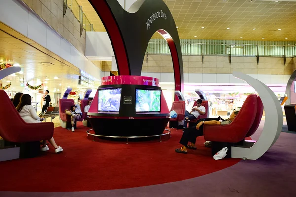 Interno dell'aeroporto Changi — Foto Stock