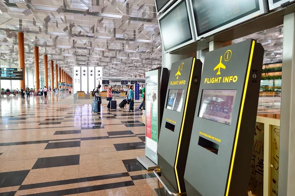 Inre av Changi Airport — Stockfoto