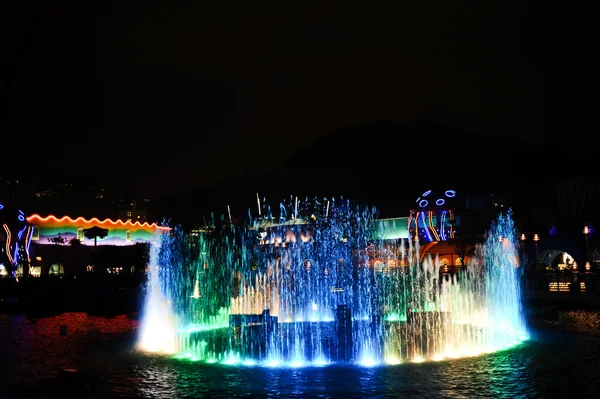Springbrunnen-Show im Ocean Park — Stockfoto