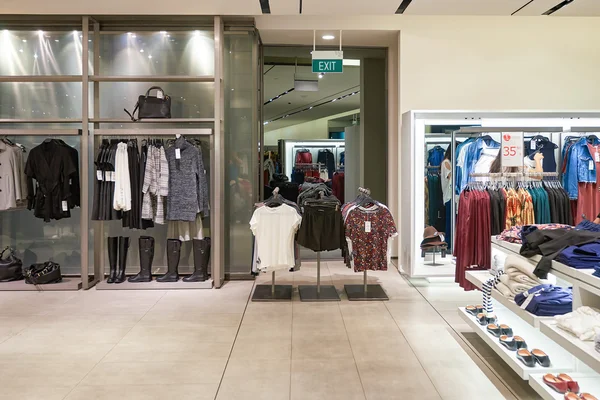 Interior of Zara store — Stok fotoğraf