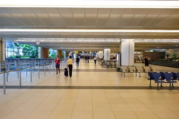 Interieur van Changi Airport — Stockfoto