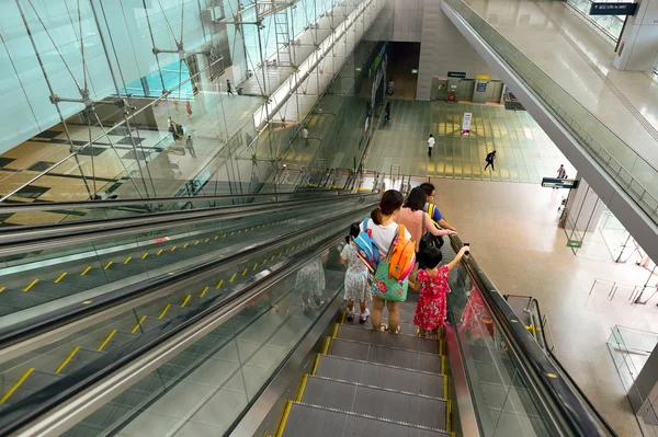 Inre av Changi Airport — Stockfoto