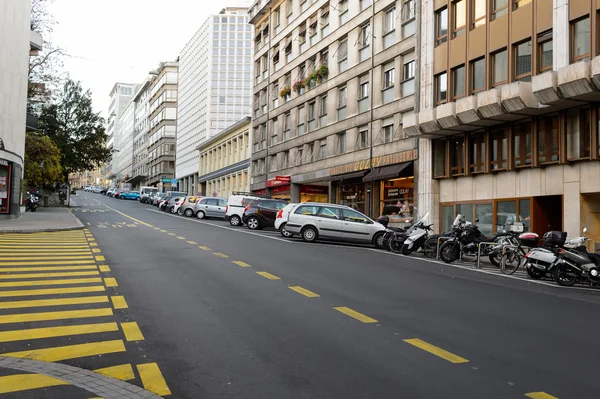 Utsikt över Genèves stad — Stockfoto