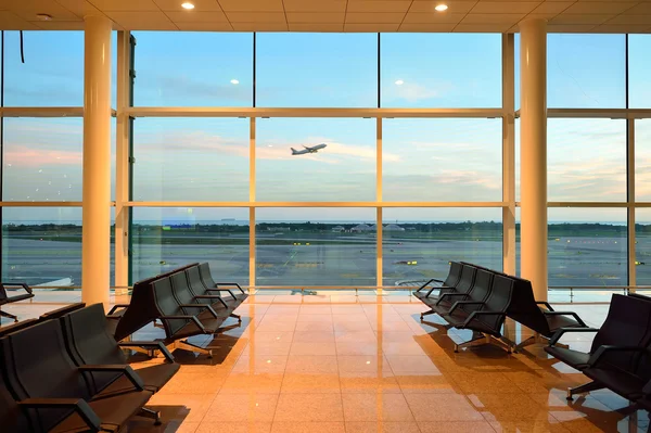 Interior del aeropuerto de Barcelona — Foto de Stock