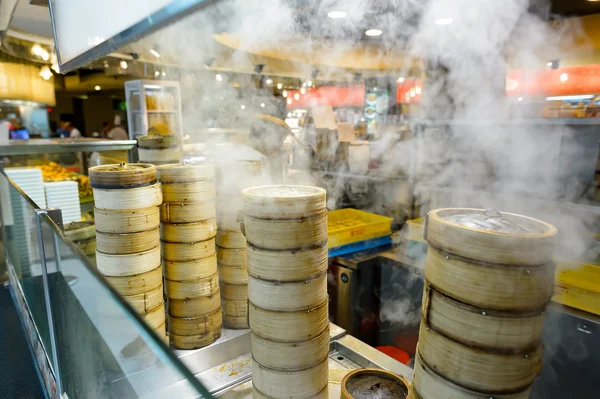 Marina Bay Sands food court — Stok fotoğraf