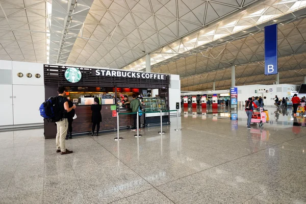 Starbucks cafe in Hong Kong Airport