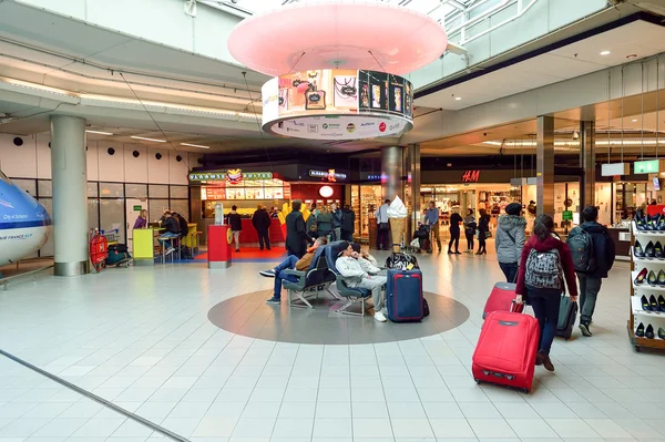 Амстердам Аэропорт Схипхол — стоковое фото