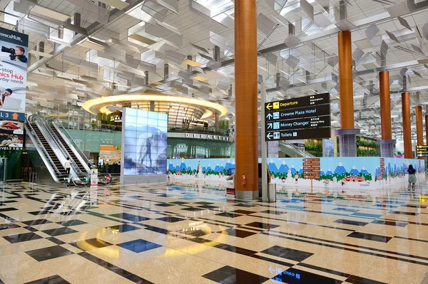 Interior do Aeroporto de Changi — Fotografia de Stock