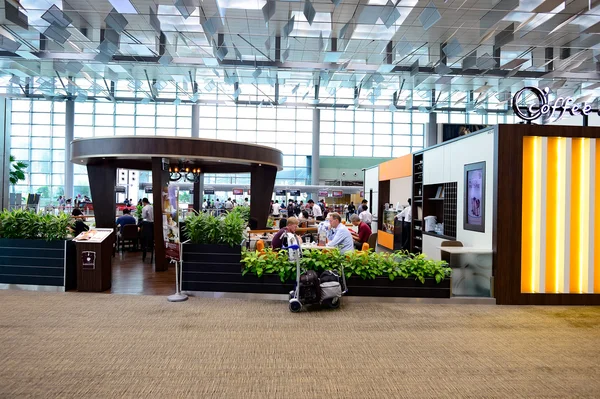 Interieur van Changi Airport — Stockfoto