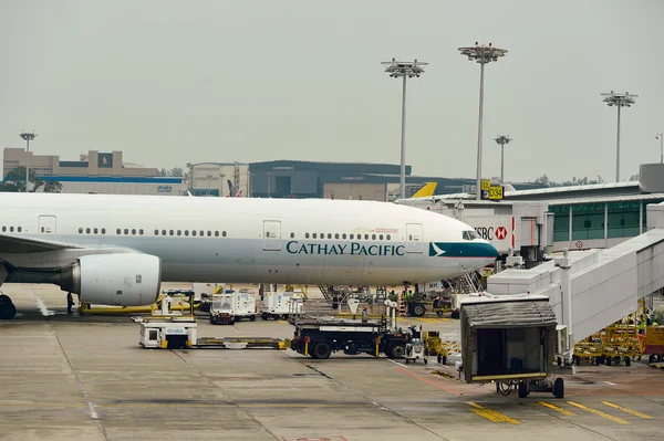 Cathay Pacific Boeing-777 — Stockfoto