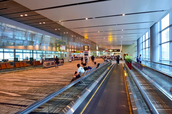 Inre av Changi Airport — Stockfoto