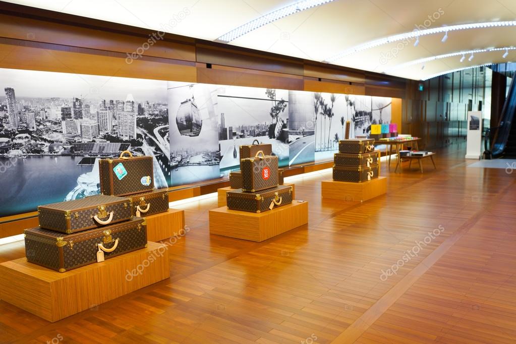 SINGAPORE - CIRCA APRIL, 2019: interior shot of Louis Vuitton