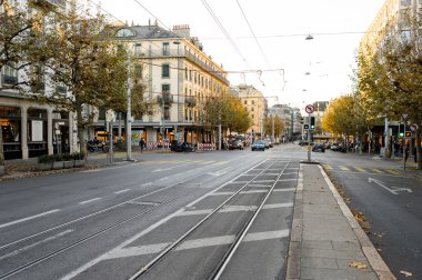 Cenevre şehrinin görünümü 