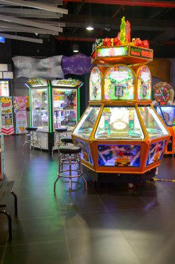 Interior of game zone