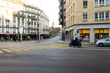 Cenevre şehrinin görünümü 