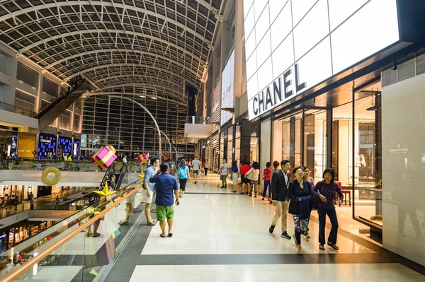 Tiendas en Marina Bay Sands — Foto de Stock