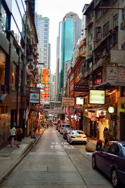 Straße von Hongkong — Stockfoto