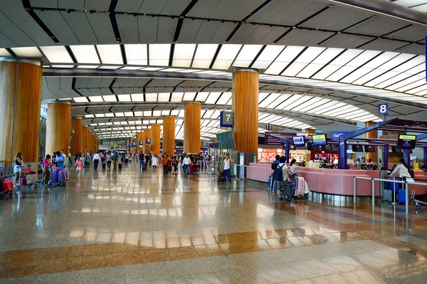 Interior do Aeroporto de Changi — Fotografia de Stock