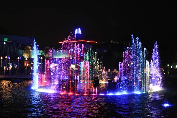 Springbrunnen-Show im Ocean Park — Stockfoto