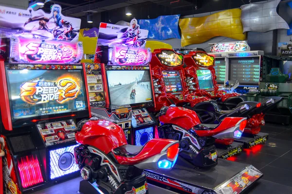 Interior of game zone — 스톡 사진