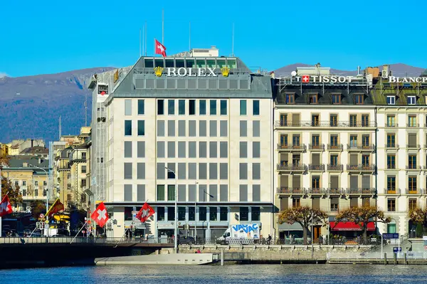 Vista sul Lago di Ginevra — Foto Stock