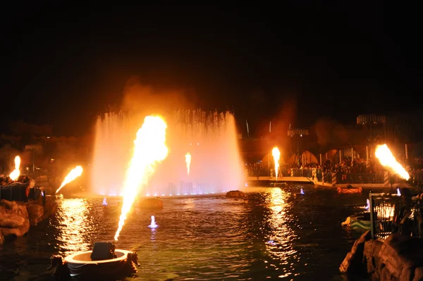 Springbrunnen-Show im Ocean Park — Stockfoto